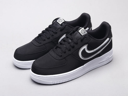 LW - AF1 Reverse Stitch Black & White