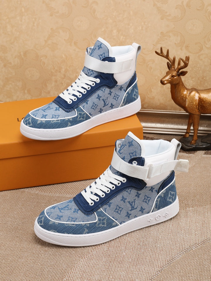 LW - LUV High Top Blue Sneaker