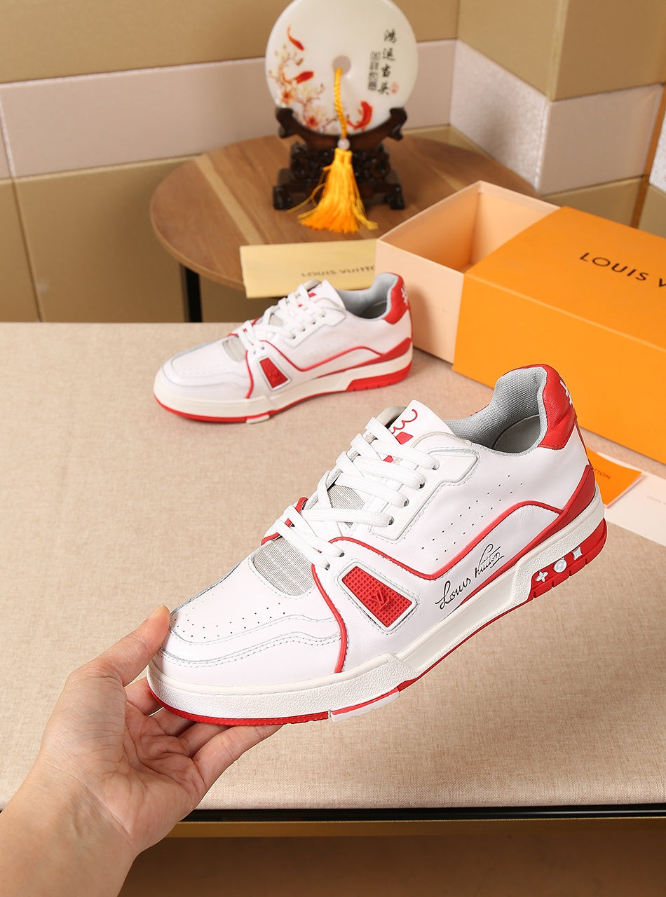 LW - LUV SurfaLW In LWnogram Red White Sneaker