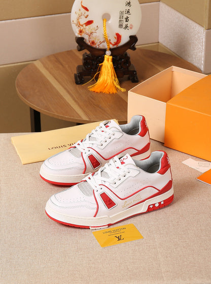 LW - LUV SurfaLW In LWnogram Red White Sneaker