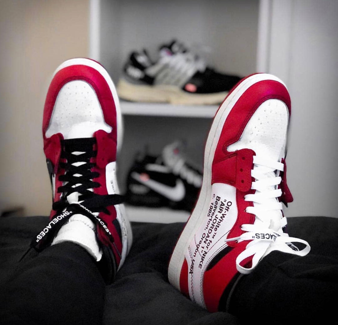 LW - AJ1 White Red