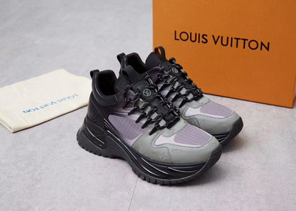 LW - LUV Run Away Purple Black Sneaker