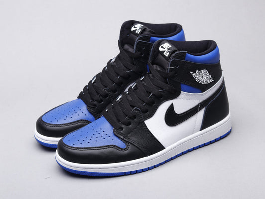 LW - AJ1 black and blue toe