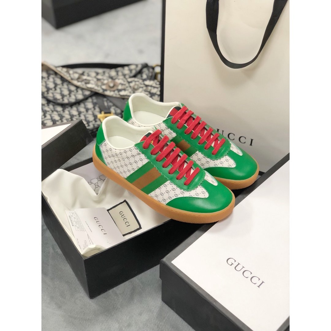 LW-GCI  Screener Leather green Sneaker 091