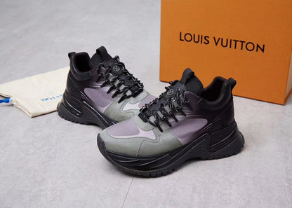 LW - LUV Run Away Purple Black Sneaker