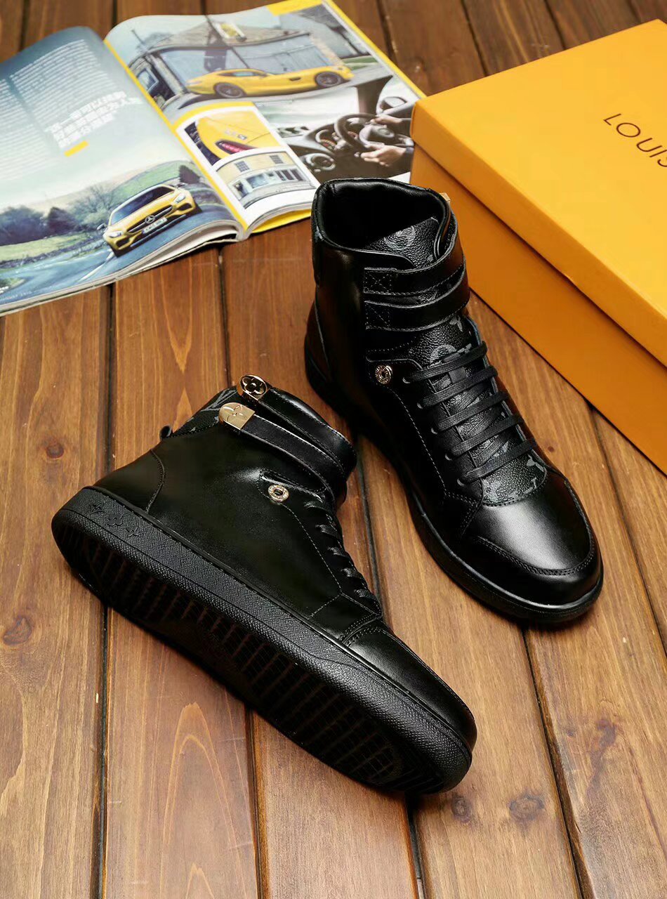 LW - LUV HIgh Top Black Sneaker