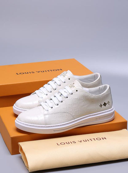 LW - LUV Alligator White Sneaker