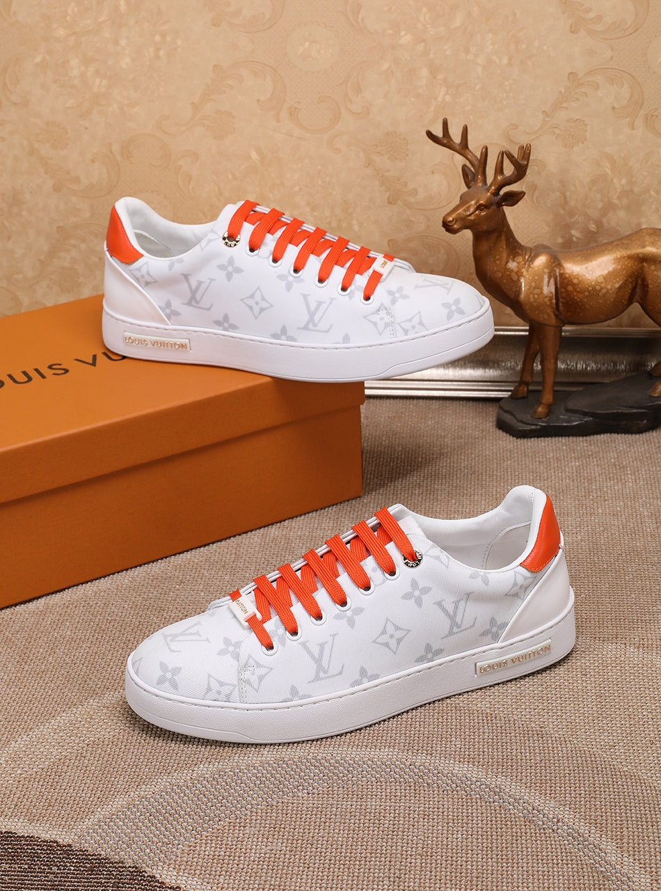 LW - LUV Time Out Orange And White Sneaker