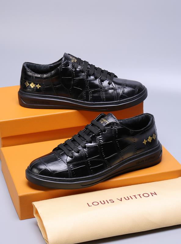 LW - LUV Alligator Black Sneaker