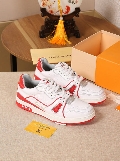 LW - LUV SurfaLW In LWnogram Red White Sneaker