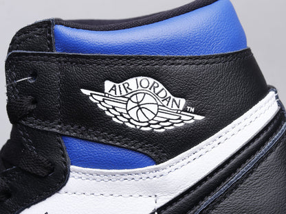 LW - AJ1 black and blue toe