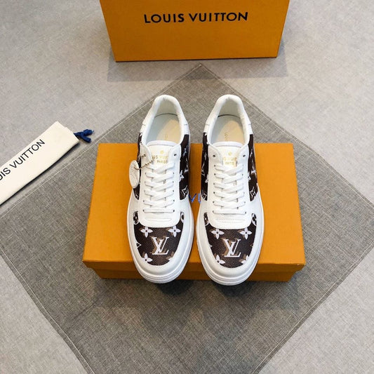 LW - LUV Casual Low White Brown Sneaker