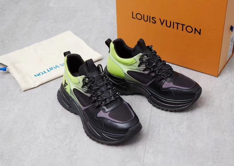 LW - LUV Run Away Green Black Sneaker