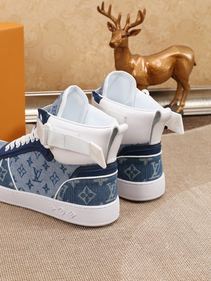 LW - LUV High Top Blue Sneaker