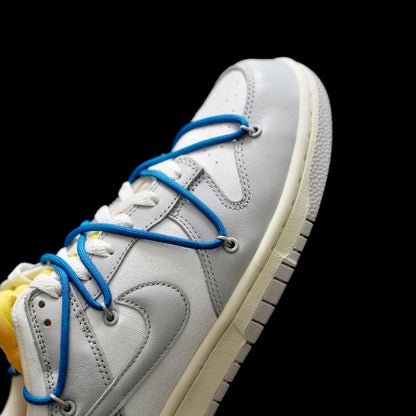 LW - OW x Dunk (NO.10) blue shoelace yellow buckle