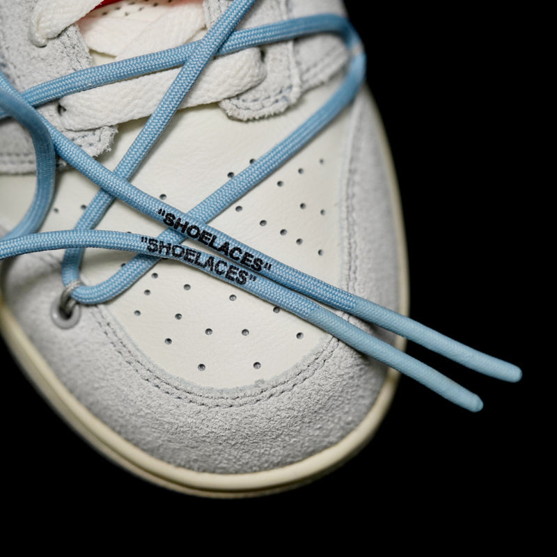 LW - OW x Dunk (NO.38) light blue shoelace pink buckle