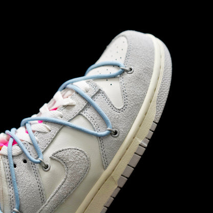 LW - OW x Dunk (NO.38) light blue shoelace pink buckle