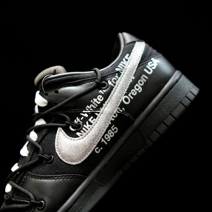 LW - OW x Dunk (NO.50) Black Silver