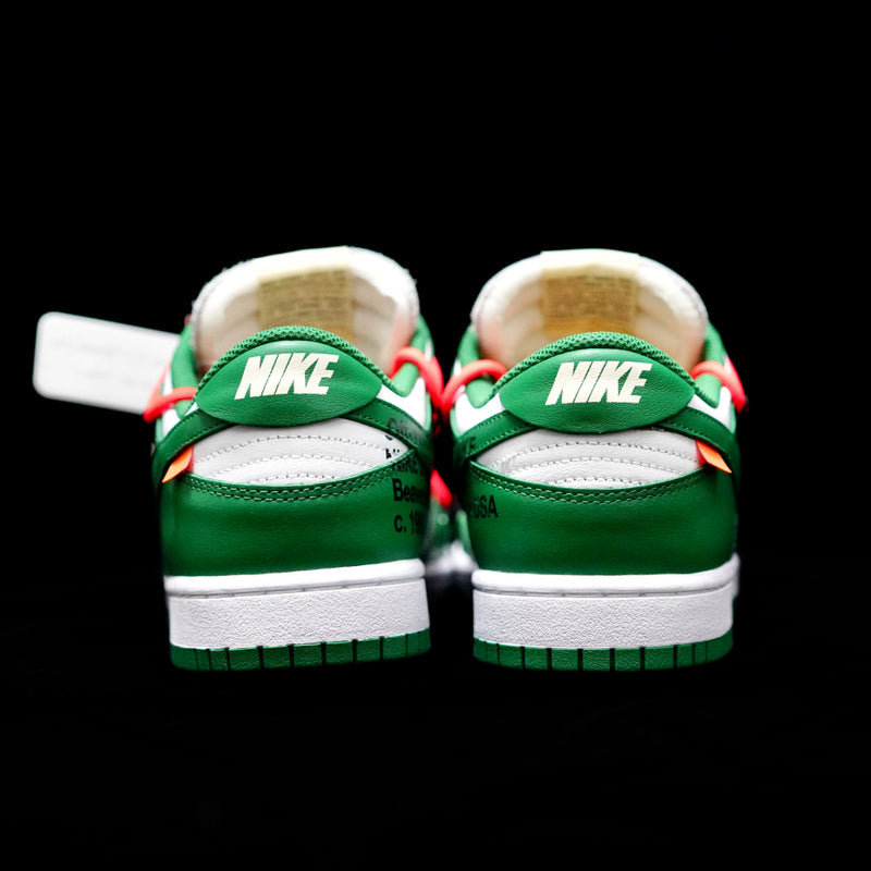 LW - OW x Dunk Low White Green