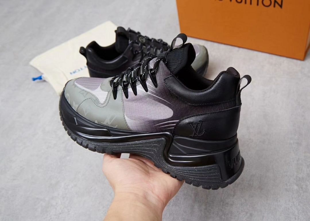 LW - LUV Run Away Purple Black Sneaker