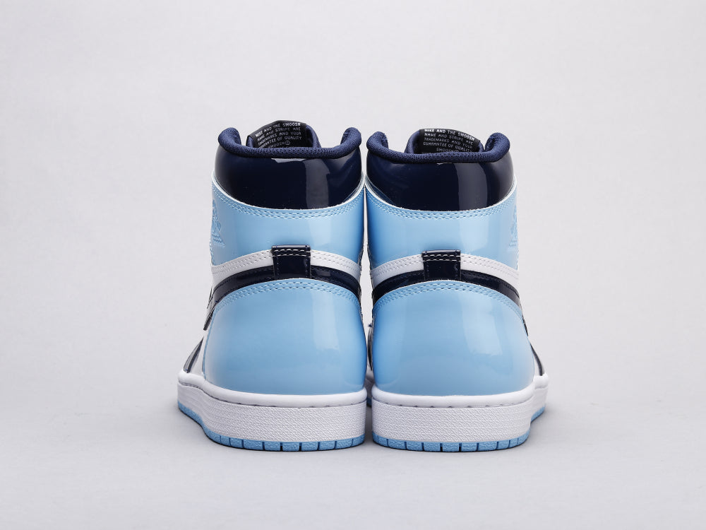 LW - AJ1 North Carolina Patent Leather