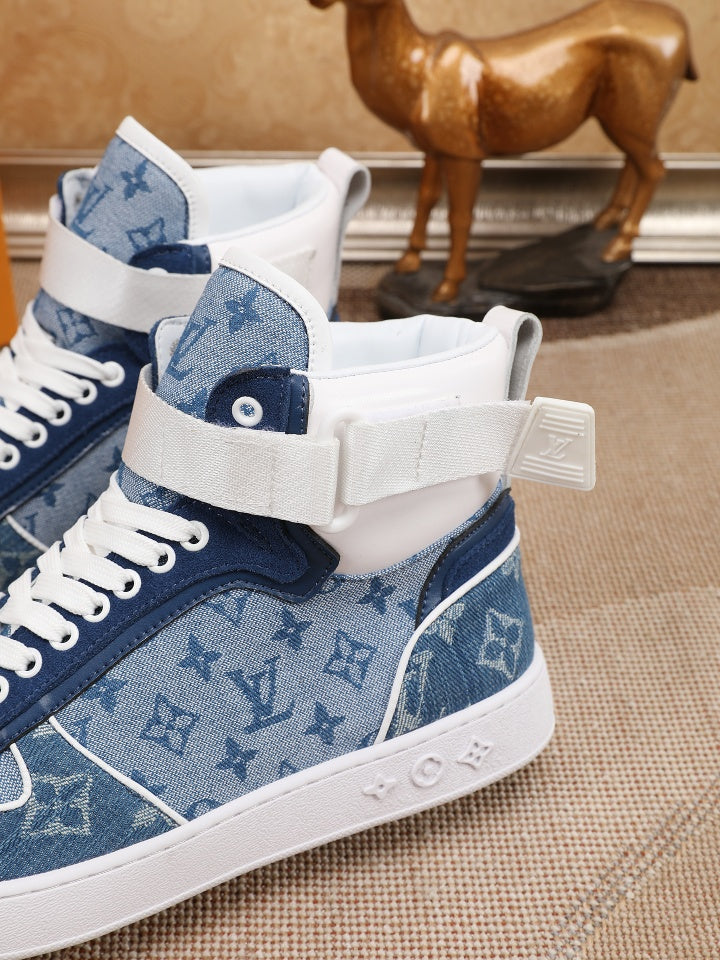 LW - LUV High Top Blue Sneaker