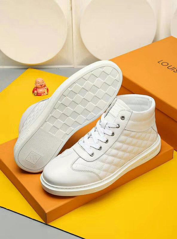 LW - LUV HIgh Top Metal White Sneaker