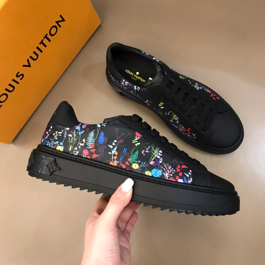 LW - LUV  Time Out Black Yellow Sneaker