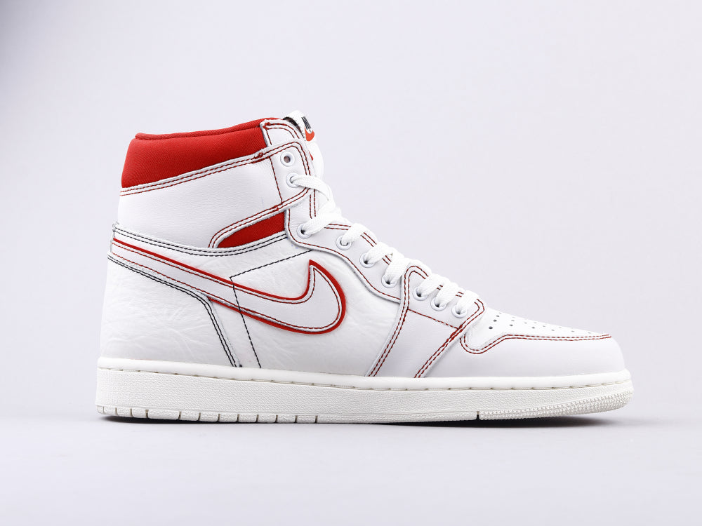 LW - AJ1 white and red manuscript