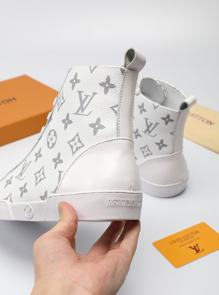 LW - LUV High LWnogram White Boot Sneaker