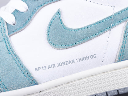 LW - AJ1 Green Suede Tiffany