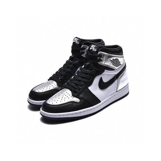 LW - AJ1 High Black Silver