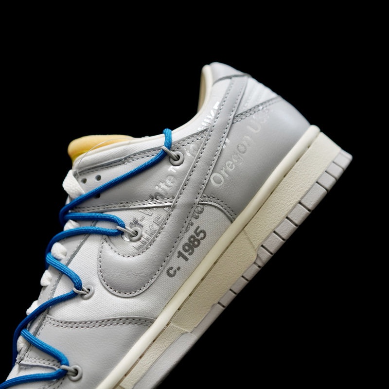 LW - OW x Dunk (NO.10) blue shoelace yellow buckle