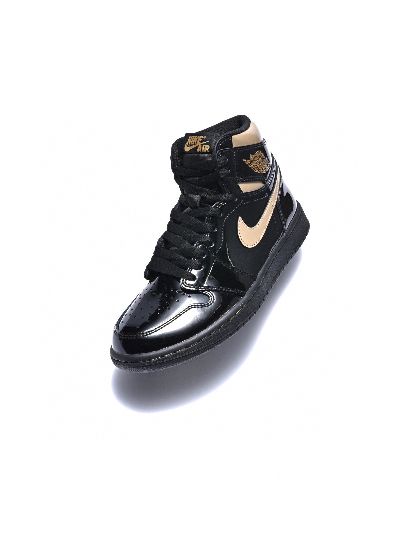 LW - AJ1 High Black Gold