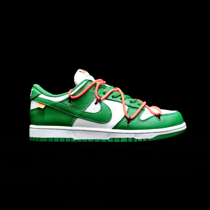 LW - OW x Dunk Low White Green