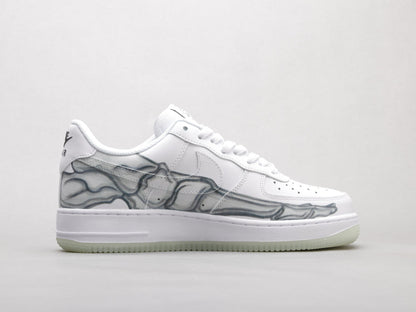 LW - AF1 Skeleton Halloween White