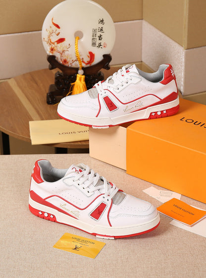 LW - LUV SurfaLW In LWnogram Red White Sneaker