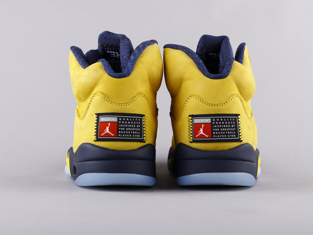 LW - AJ5 Michigan black and yellow