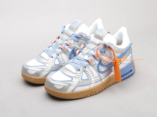 LW - OW x Rubber Dunk North Carolina Blue