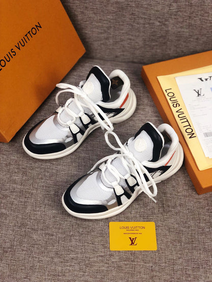 LW - LUV Archlight White Black Orange Sneaker