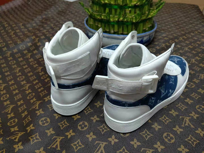 LW - Luv Rivoli White Blue Sneaker