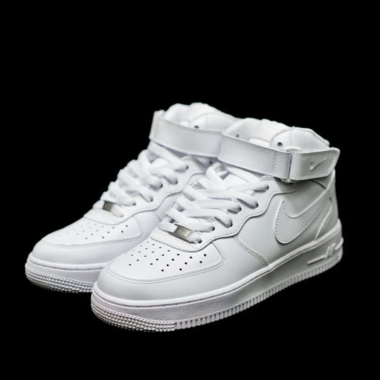 LW - AF1 pure white mid-top