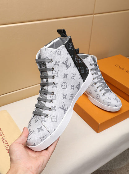 LW - LUV Stellar Trainer Boot White Black Sneaker