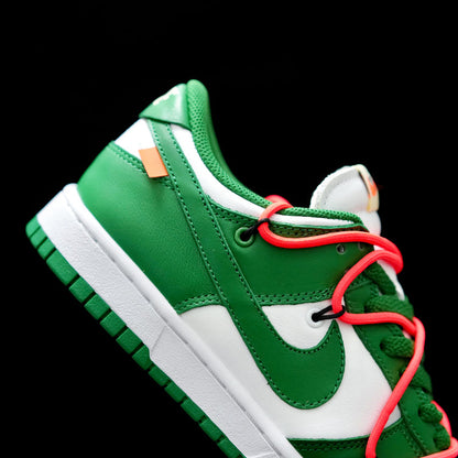 LW - OW x Dunk Low White Green