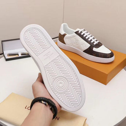 LW - LUV Casual Low White Brown Sneaker