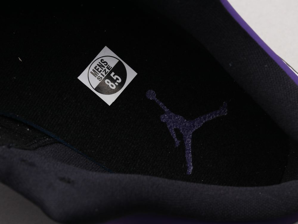 LW - AJ1 black and purple toes