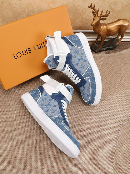 LW - LUV High Top Blue Sneaker