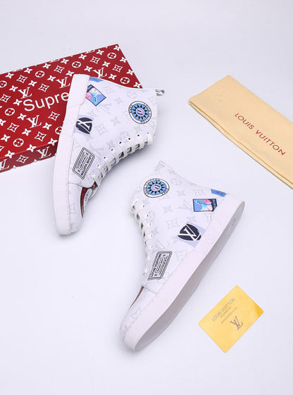 LW - LUV Stellar Trainer Boot White Sneaker