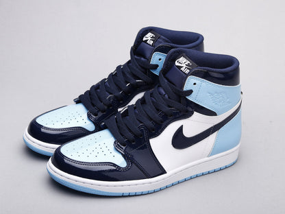 LW - AJ1 North Carolina Patent Leather