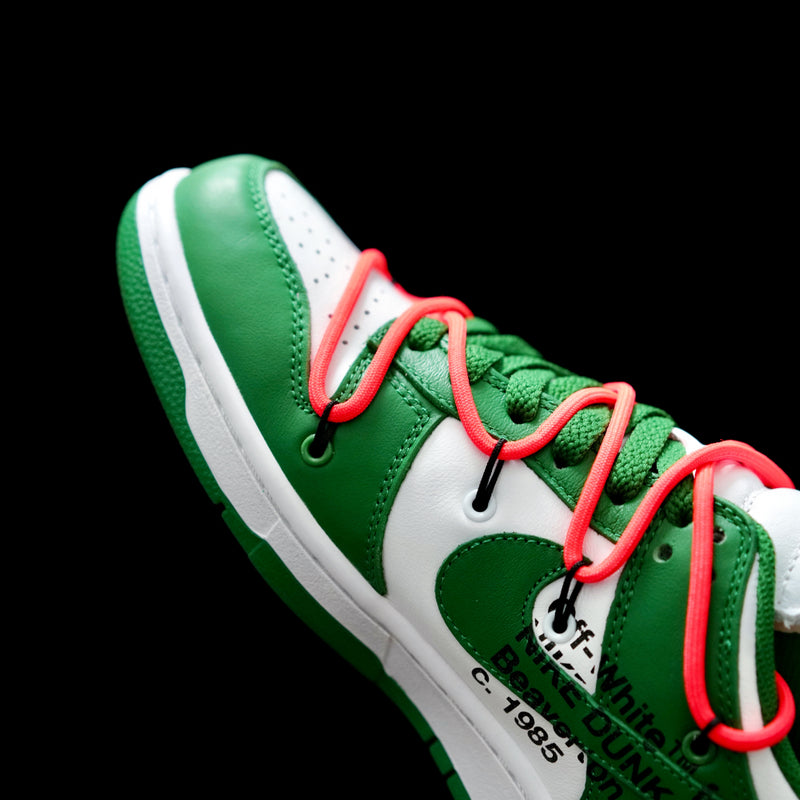 LW - OW x Dunk Low White Green